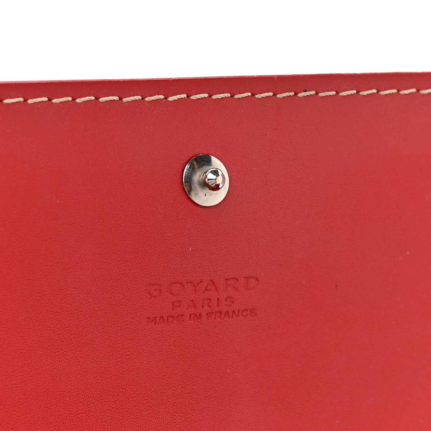 Goyard Goyardine Varenne Long Wallet Red 8 of 13