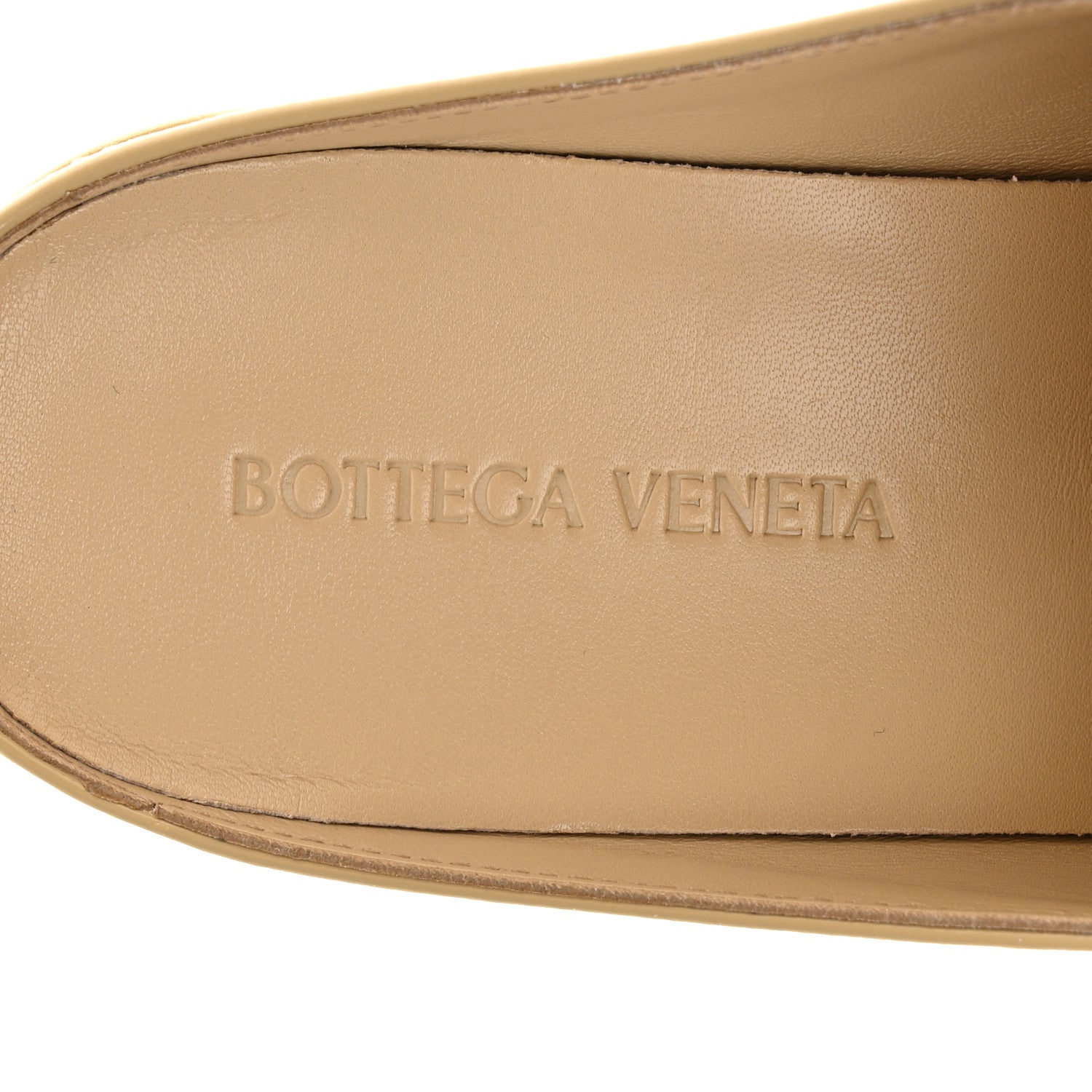 Bottega Veneta Soft Vinyl Calfskin Monsieur Loafers 38 Cane Sugar 7 of 9