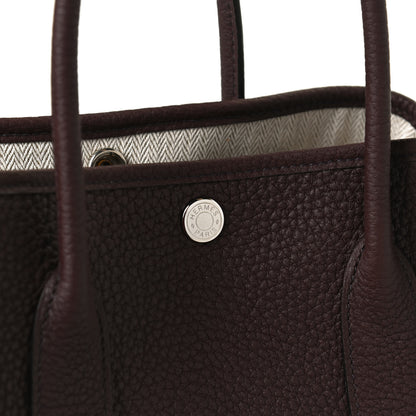 Hermes Negonda Garden Party Tote 30 TPM Bordeaux 6 of 9