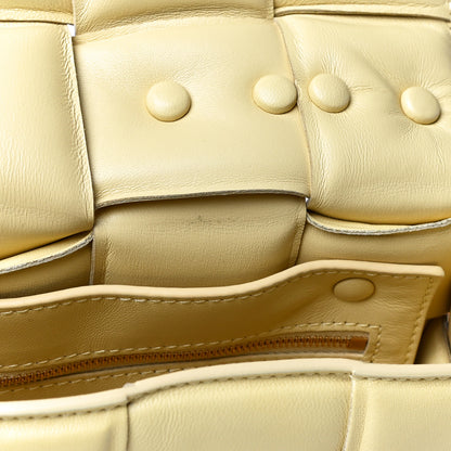 Bottega Veneta Lambskin Maxi Intreccio Padded Chain Cassette Crossbody Bag Butter 10 of 11