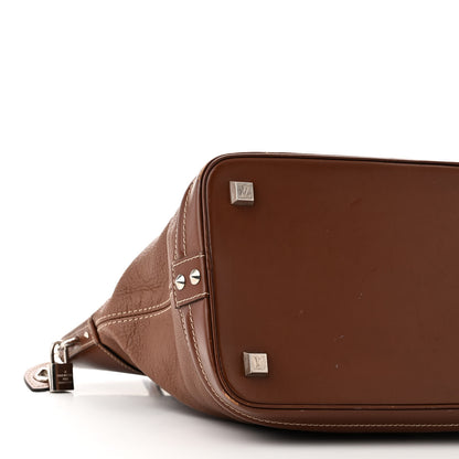 Louis Vuitton Suhali Lockit MM Sienne 8 of 13