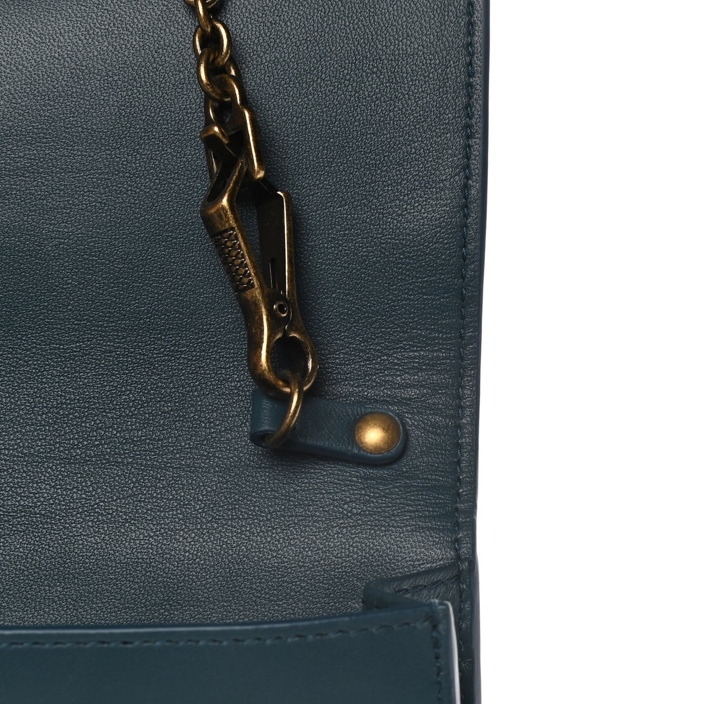 Nappa Intrecciato Chain Wallet Brighton