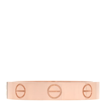 Cartier 18K Pink Gold 3.5mm LOVE Wedding Band Ring 53 6.5 3 of 5