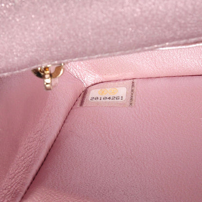 Chanel Metallic Goatskin Quilted Mini Flap Pink 7 of 8
