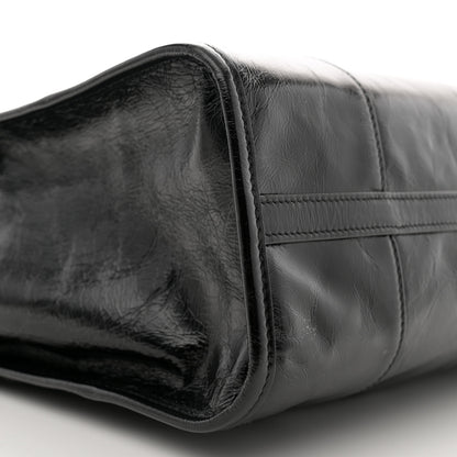 Prada Shiny Nappa Large Bonnie Shoulder Bag Black 9 of 11