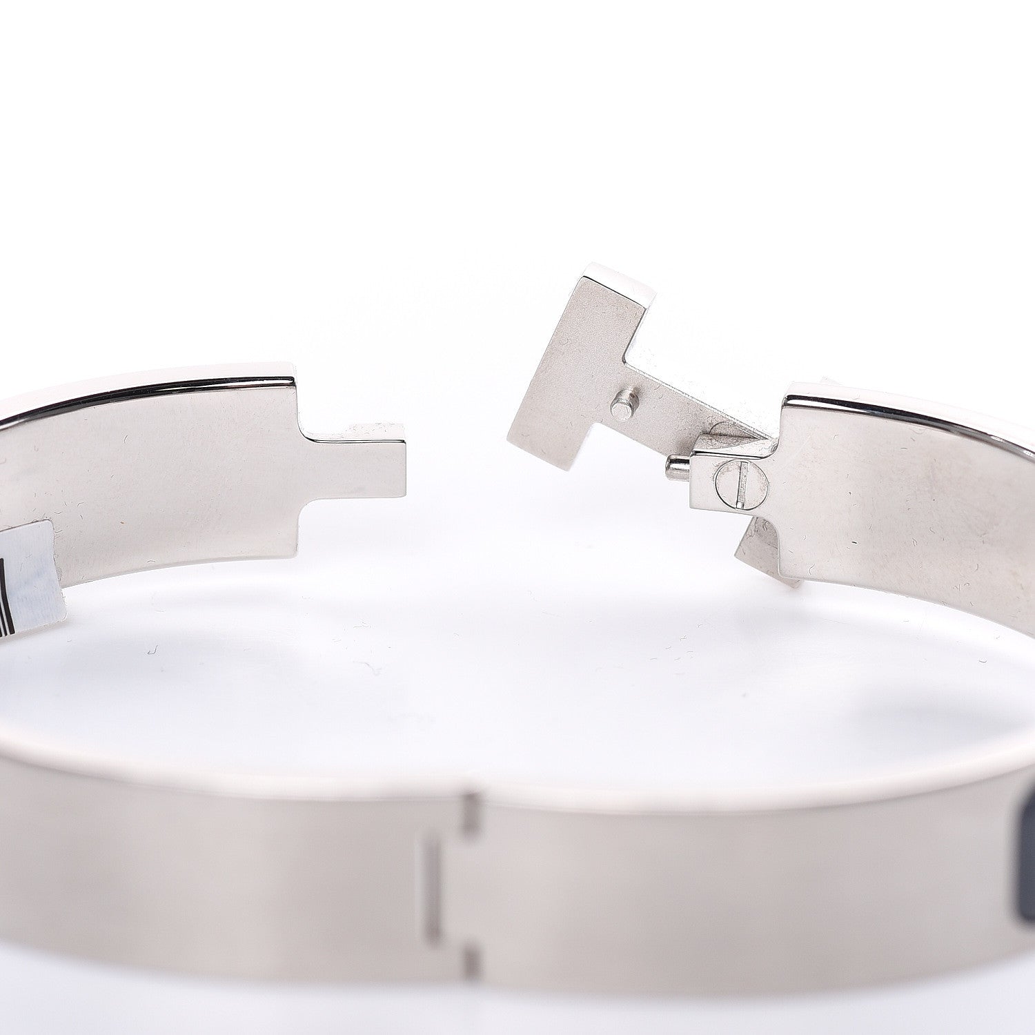 Hermes Matte Enamel Narrow Clic Clac HH Bracelet GM Ardoise 4 of 5