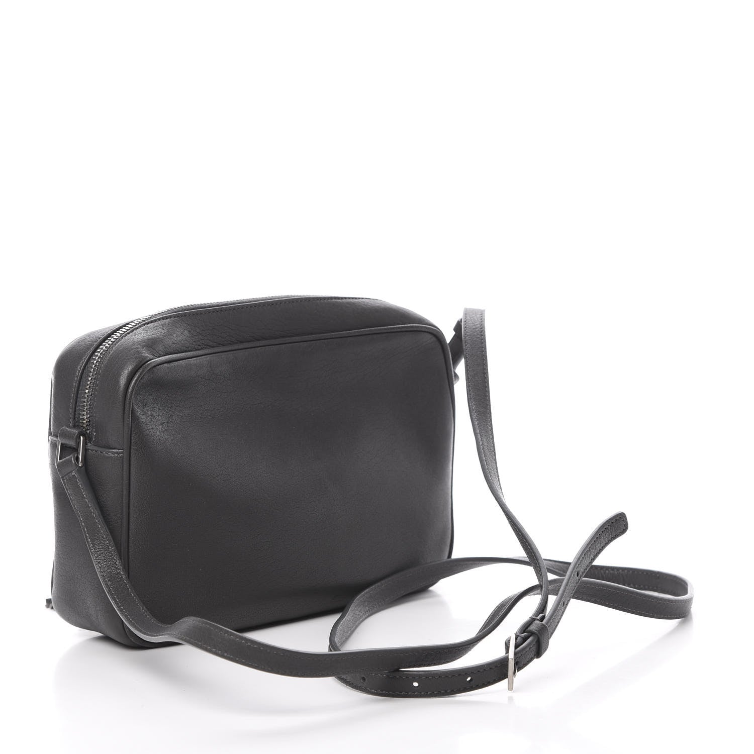 Saint Laurent Lambskin Monogram Small Lou Camera Bag Asphalt 3 of 14
