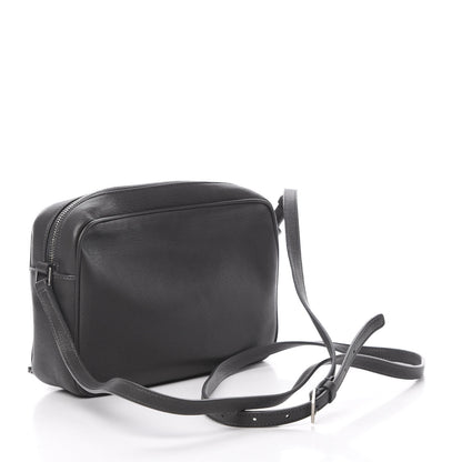 Saint Laurent Lambskin Monogram Small Lou Camera Bag Asphalt 3 of 14