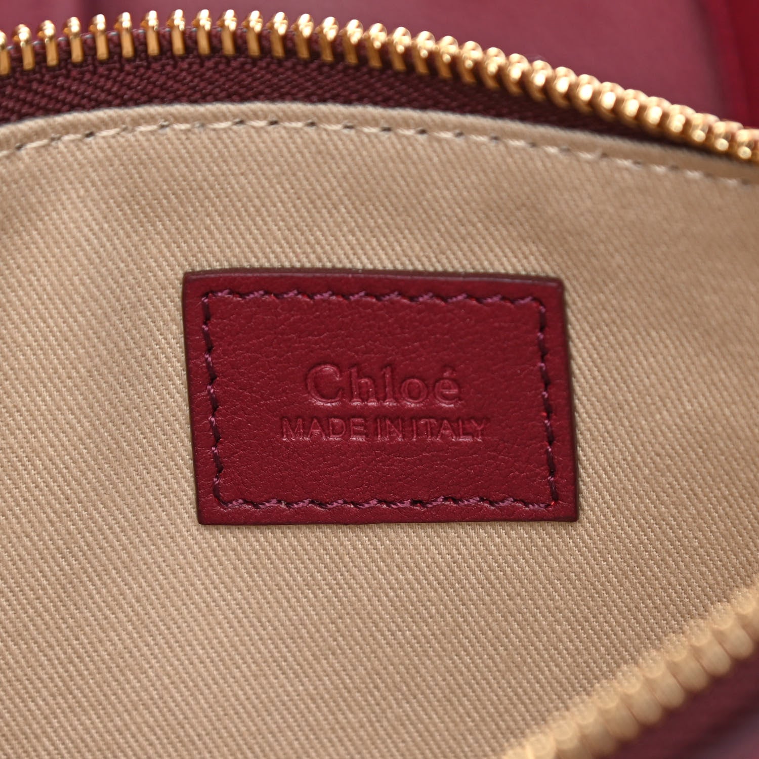Chloe Smooth Calfskin Medium Vick Tote Burnt Mahogany 7 of 13