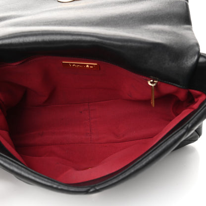 Chanel Goatskin Quilted Large Chanel 19 Flap Black 9 of 33
