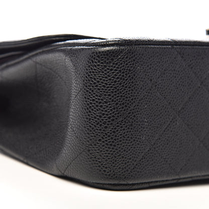 Chanel Caviar Quilted Jumbo Double Flap Black 11 of 17