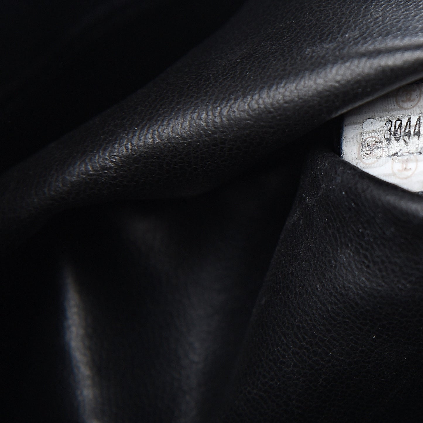 Lambskin CC Flap Shopping Tote Black