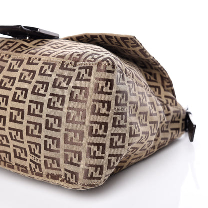 Fendi Zucchino Mama Baguette Dark Brown 9 of 10