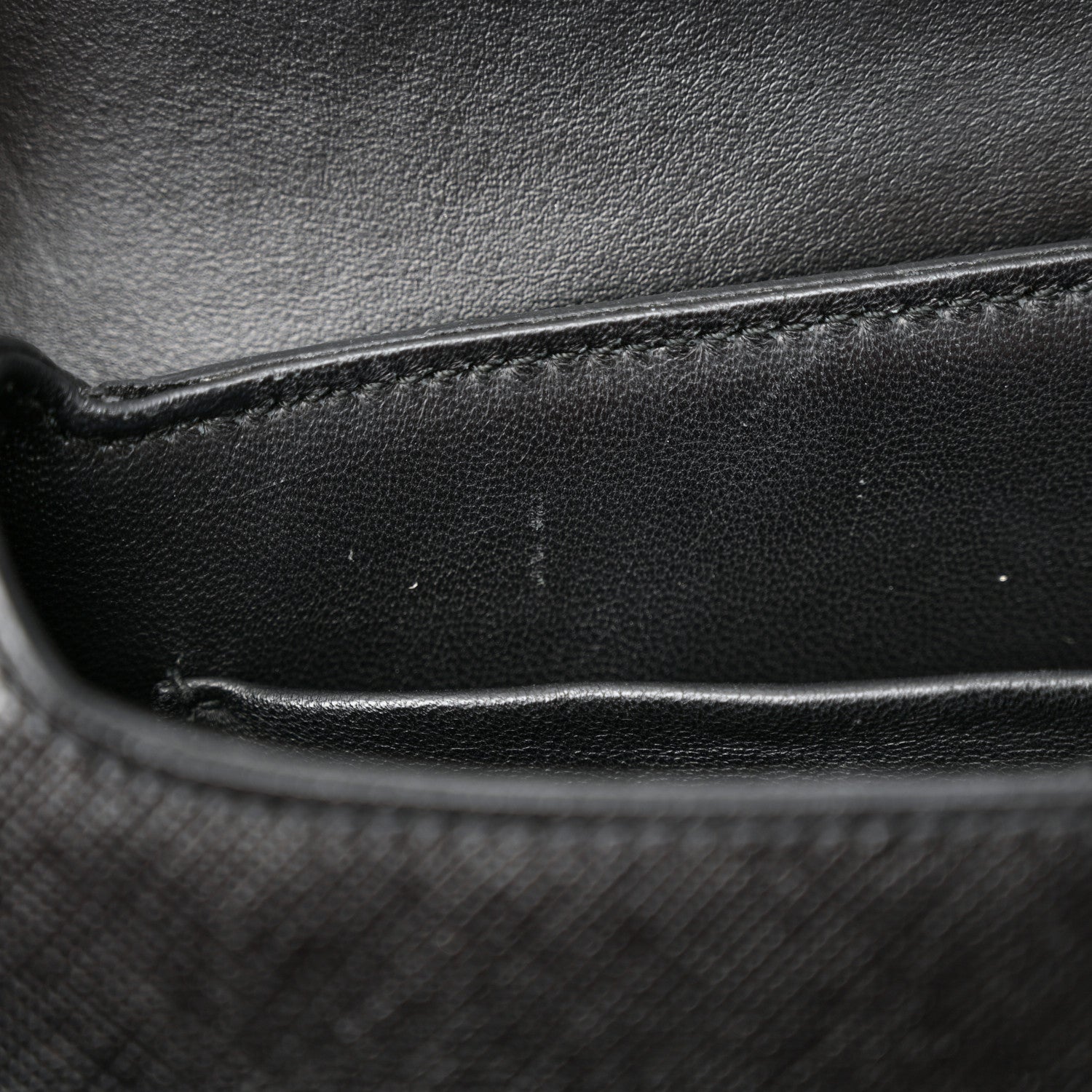 Prada Saffiano Flap Shoulder Bag Black 13 of 13