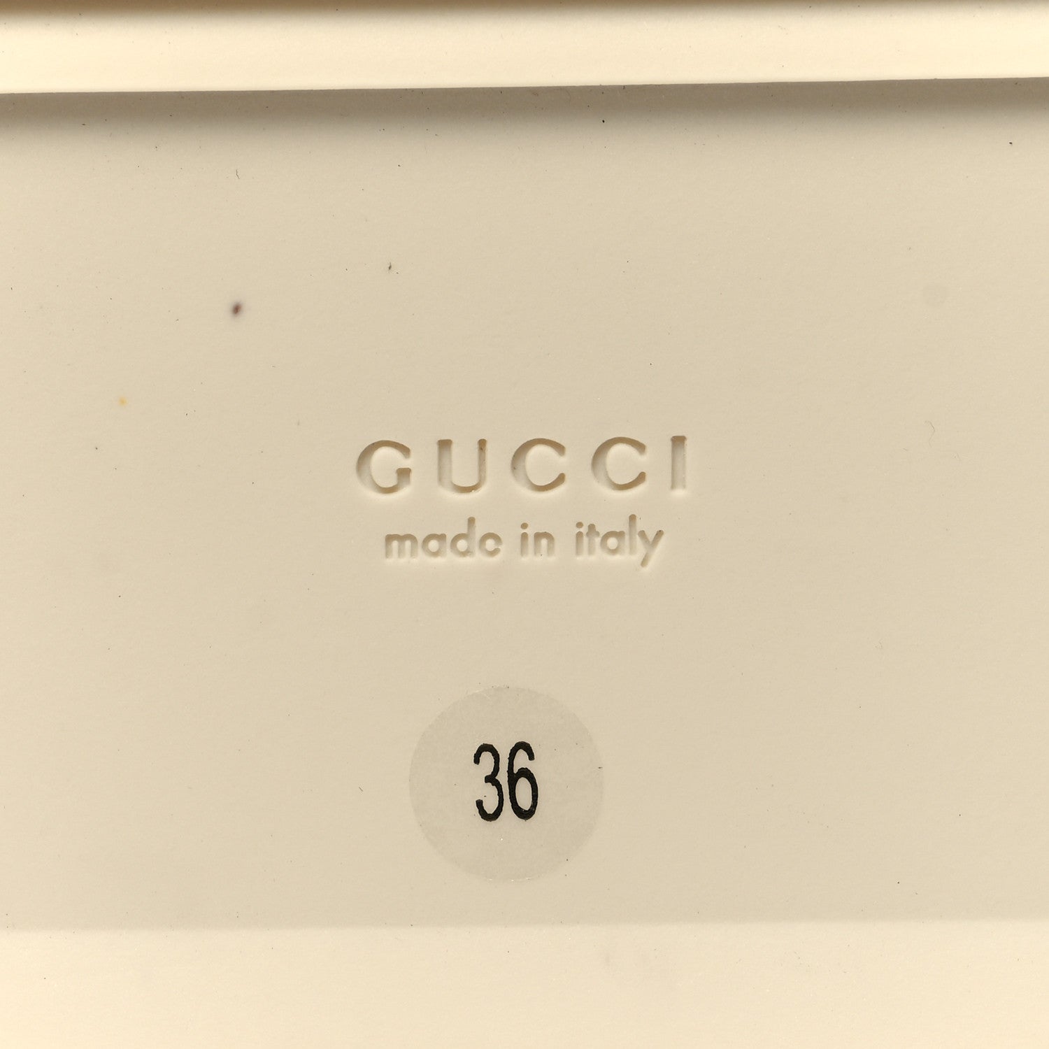 Gucci GG Supreme Monogram Angelina Platform 35mm Slingback Sandals 36 White Mystic White 7 of 9