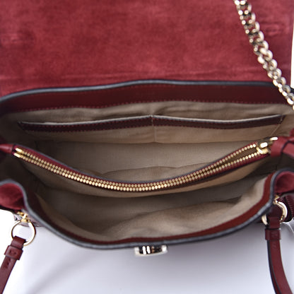 Chloe Calfskin Small Faye Day Shoulder Bag Sienna Red 5 of 9