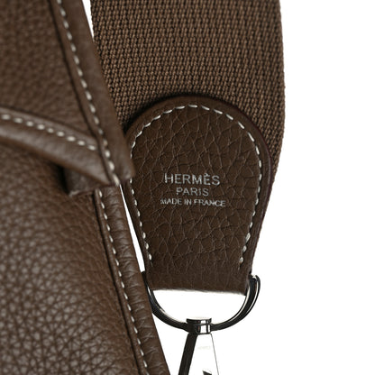 Hermes Taurillon Clemence Evelyne III PM Etoupe 9 of 9