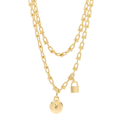 Tiffany 18K Yellow Gold HardWear Wrap Necklace 2 of 9