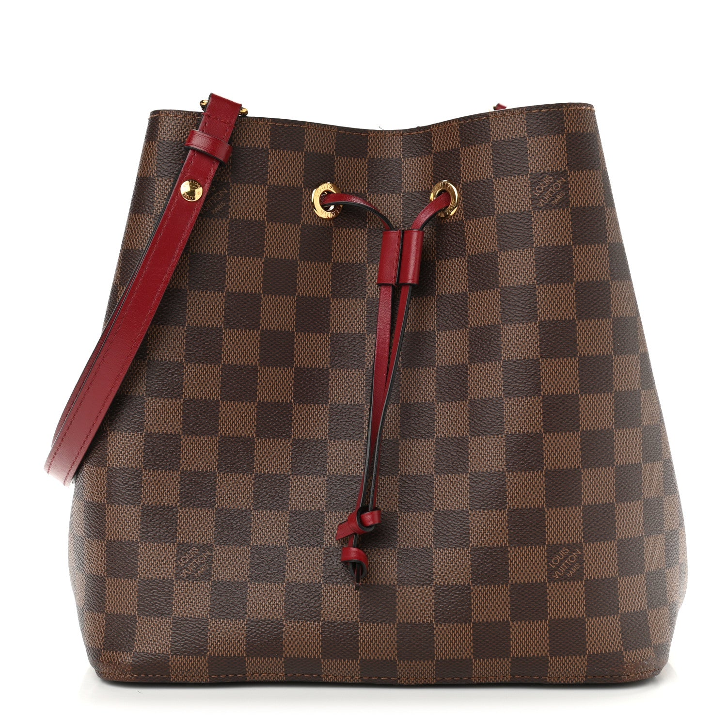 Louis Vuitton Damier Ebene Neonoe MM Cherry Berry 1 of 10