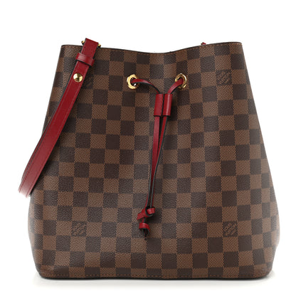 Louis Vuitton Damier Ebene Neonoe MM Cherry Berry 1 of 10