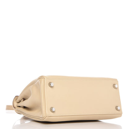 Hermes Swift Retourne Kelly 25 Parchemin 4 of 34