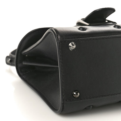 Delvaux Grained Rodeo Calfskin Quilted Mini Brillant Satchel Black 10 of 14
