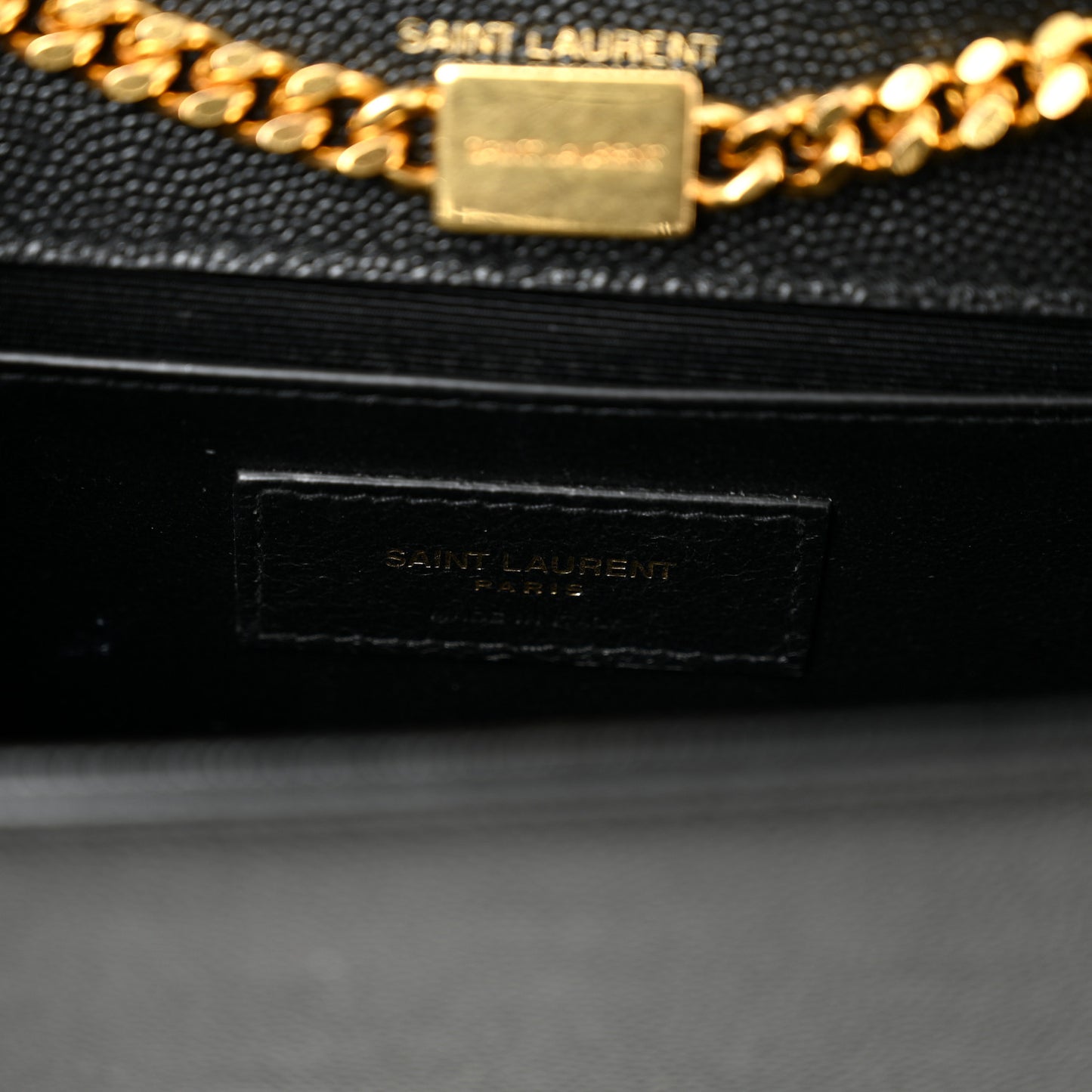 Grain De Poudre Small Monogram Kate Satchel Black