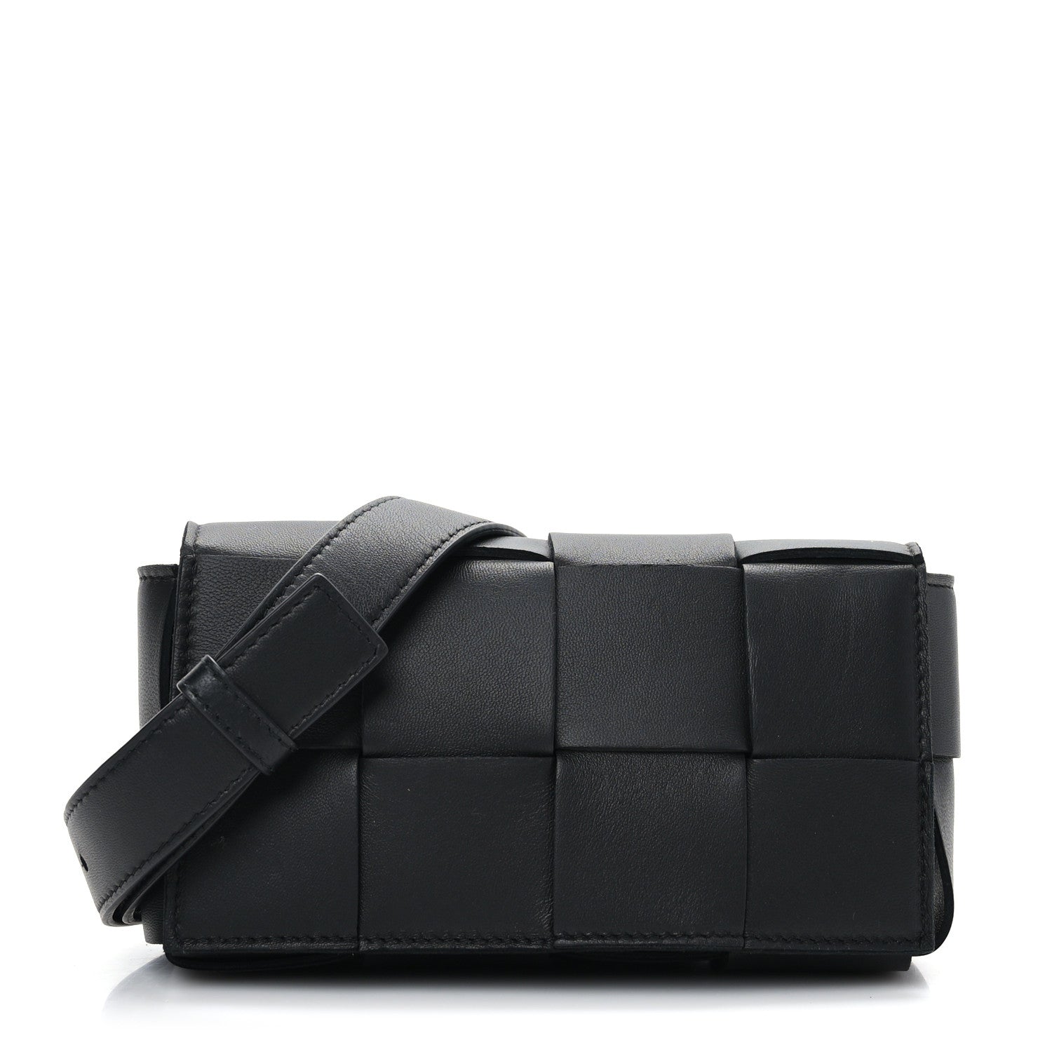 Bottega Veneta Nappa Maxi Intreccio The Belt Cassette Bag Black 1 of 8