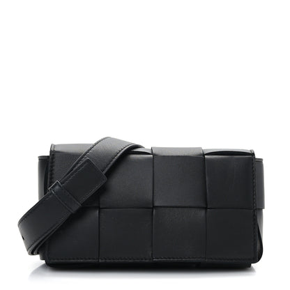 Bottega Veneta Nappa Maxi Intreccio The Belt Cassette Bag Black 1 of 8