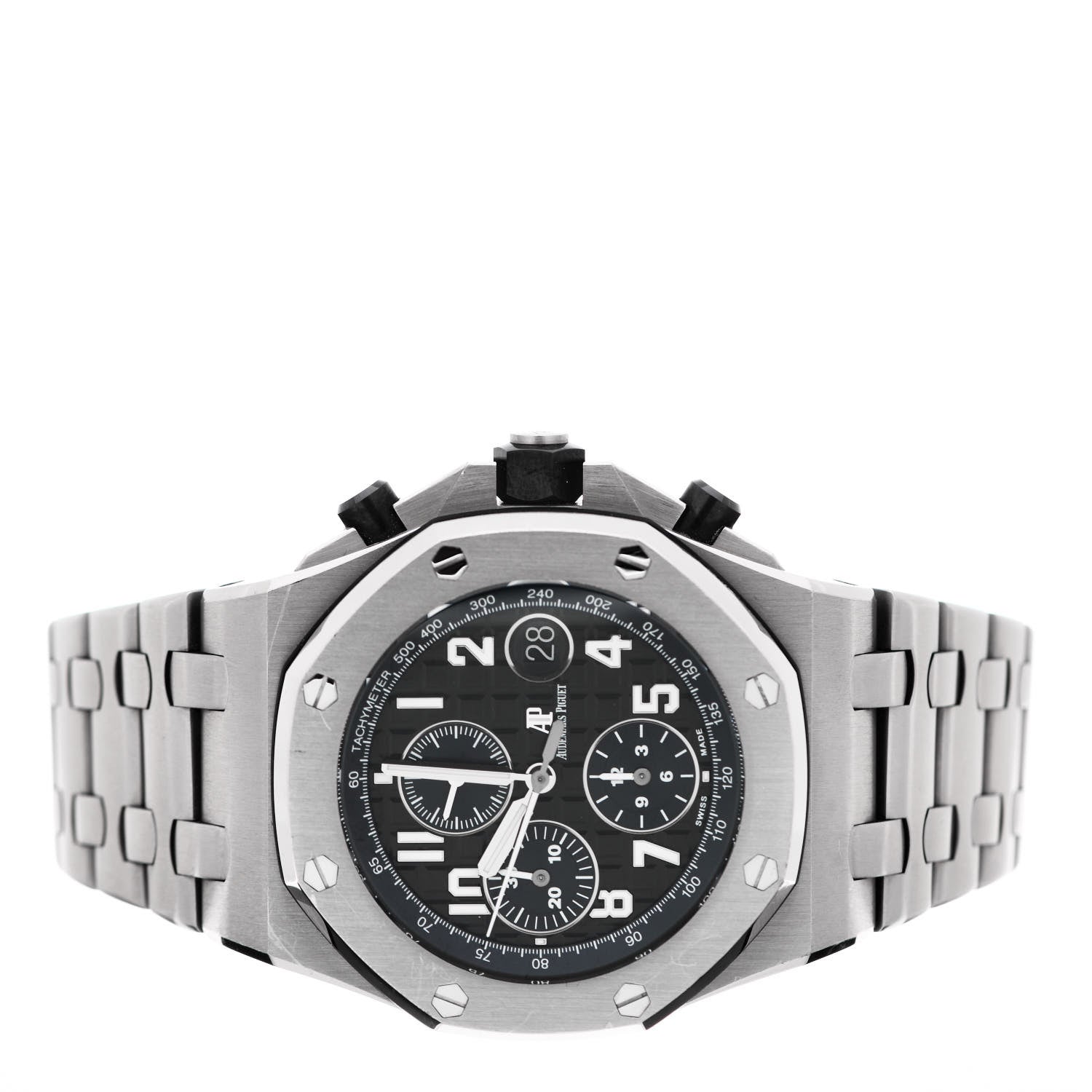 Audemars Piguet Stainless Steel 42mm Royal Oak Offshore Chronograph Automatic Watch Black 26470ST.OO.A028CR.01 2 of 6