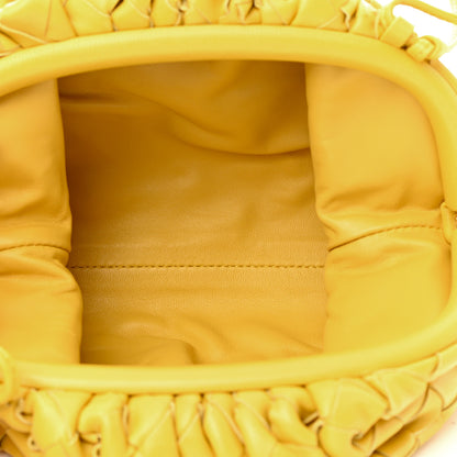Bottega Veneta Nappa Intrecciato The Mini Pouch Buttercup 5 of 9