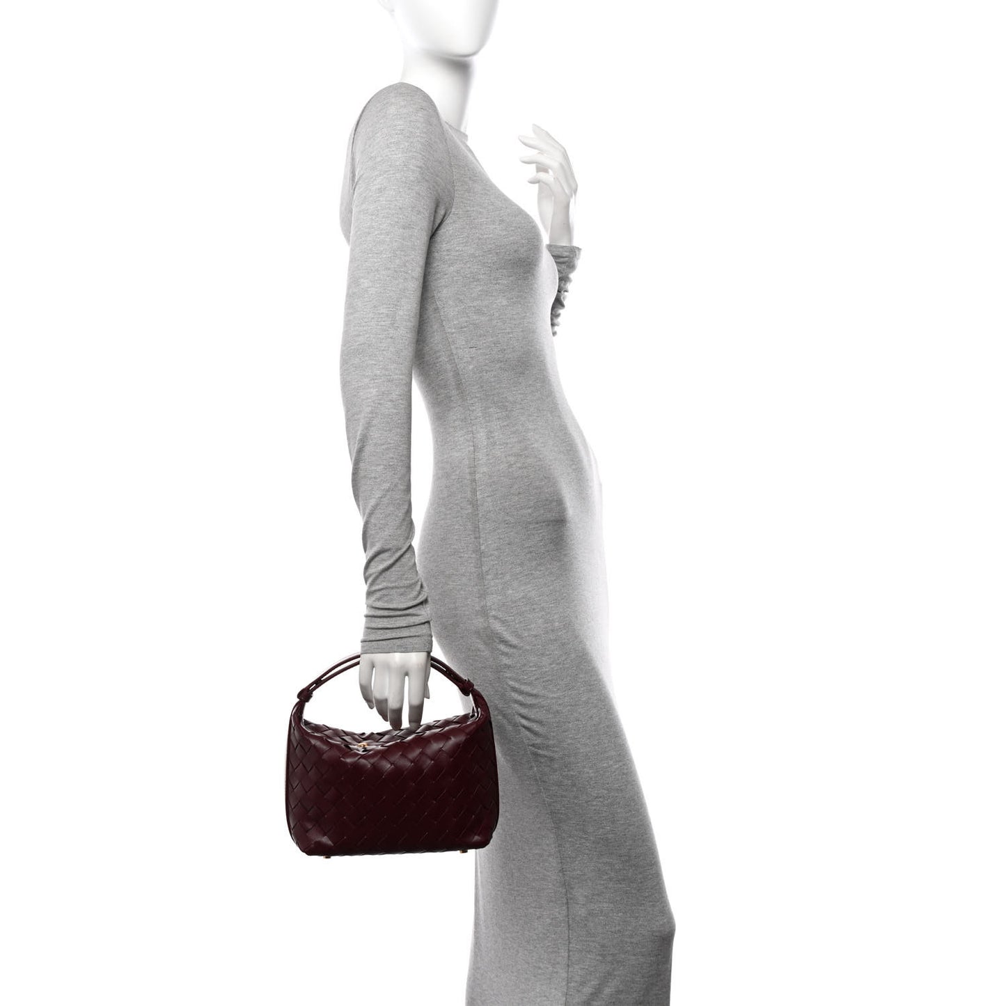 Calfskin Nappa Intrecciato Mini Wallace Barolo