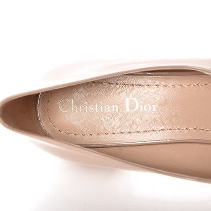 Christian Dior Patent Baby-D Ballet Pumps 39 Nude 7 of 9