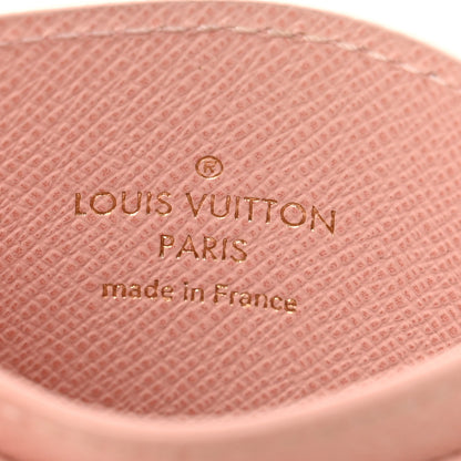 Louis Vuitton Monogram LV Charms Card Holder Rose Ballerine 6 of 9