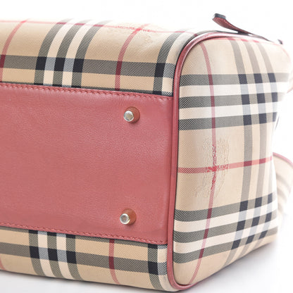 Burberry Horseferry Check Small Canterbury Tote Antique Rose 23 of 28