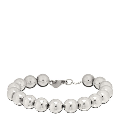 Tiffany Sterling Silver 10mm Hardwear Ball Bracelet 1 of 3