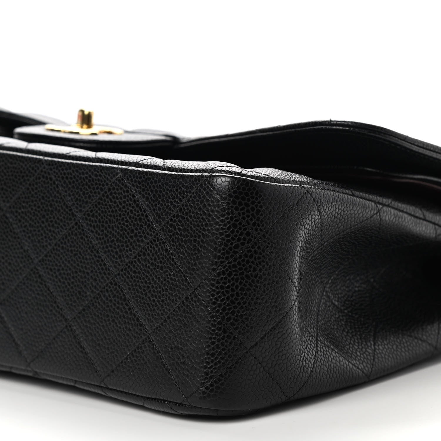 Chanel Caviar Quilted Jumbo Double Flap Black 9 of 9