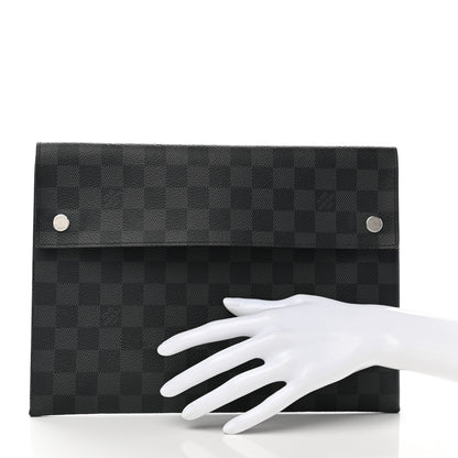 Louis Vuitton Damier Graphite Large Alpha Pochette 2 of 7