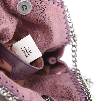 Stella McCartney Metallic Shaggy Deer Degrade Tiny Falabella Tote Purple 7 of 10