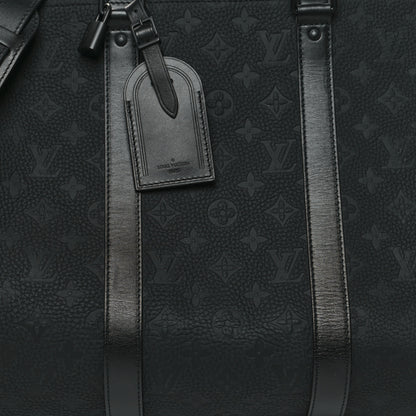 Louis Vuitton Taurillon Monogram Keepall Bandouliere 50 Black 7 of 12