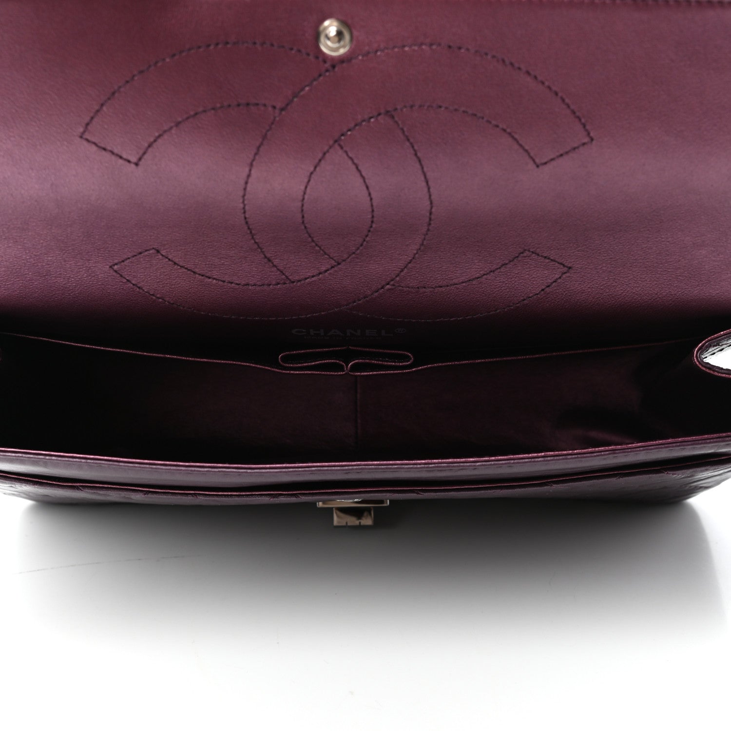 Chanel Aged Calfskin Quilted 2.55 Reissue 227 Flap Dark Purple 5 of 10