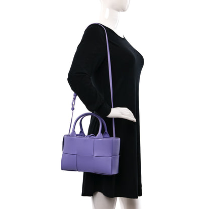 Bottega Veneta Nappa Maxi Intreccio Mini Arco Tote Wisteria 3 of 10