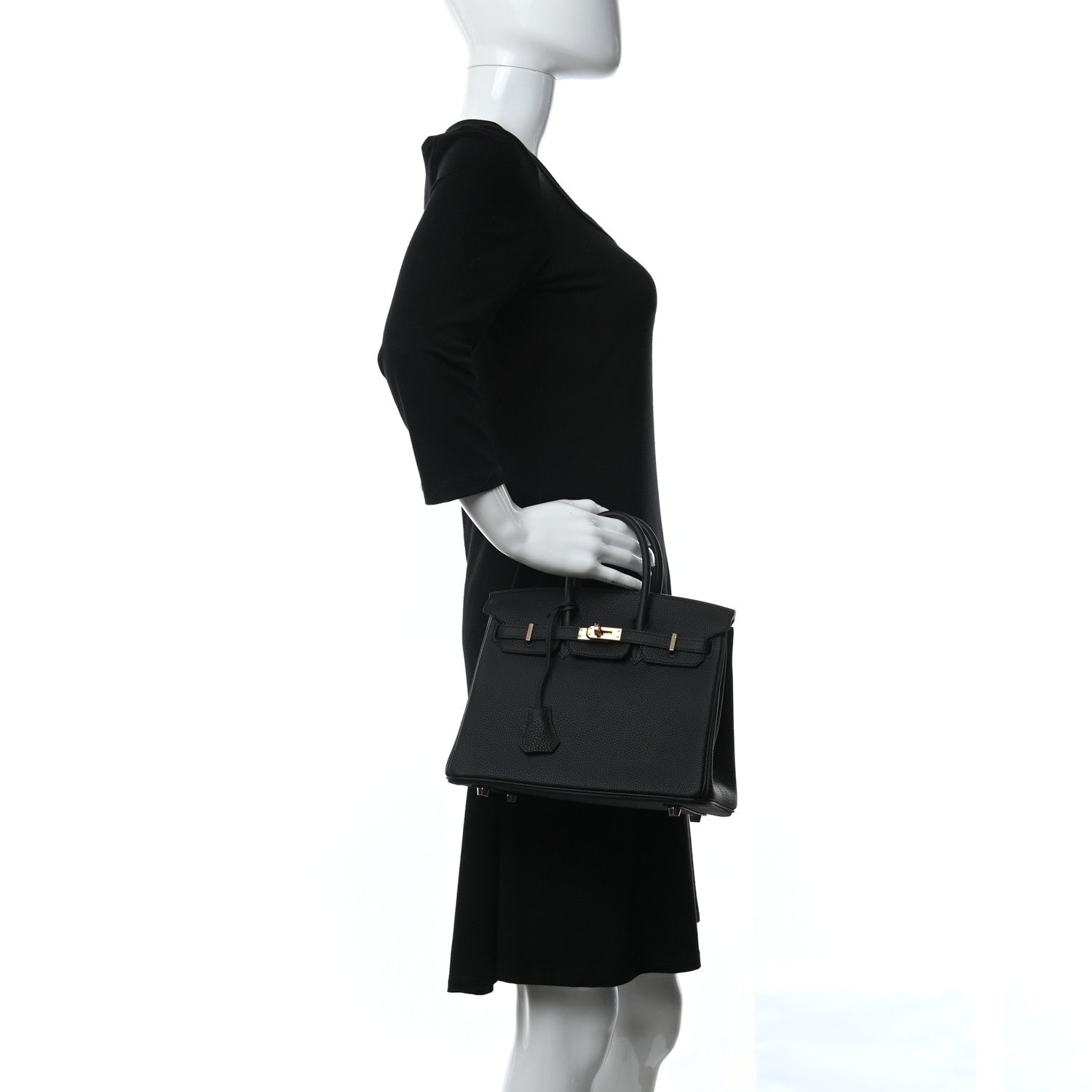 Hermes Togo Birkin 25 Black 2 of 11