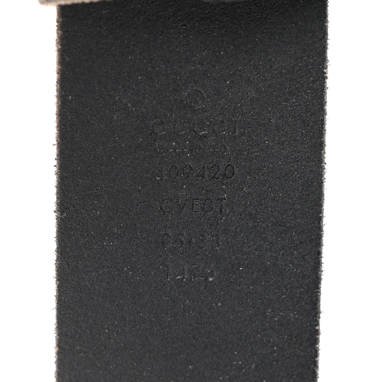 Gucci Calfskin Brass Feline Buckle Belt 95 38 Black 3 of 5