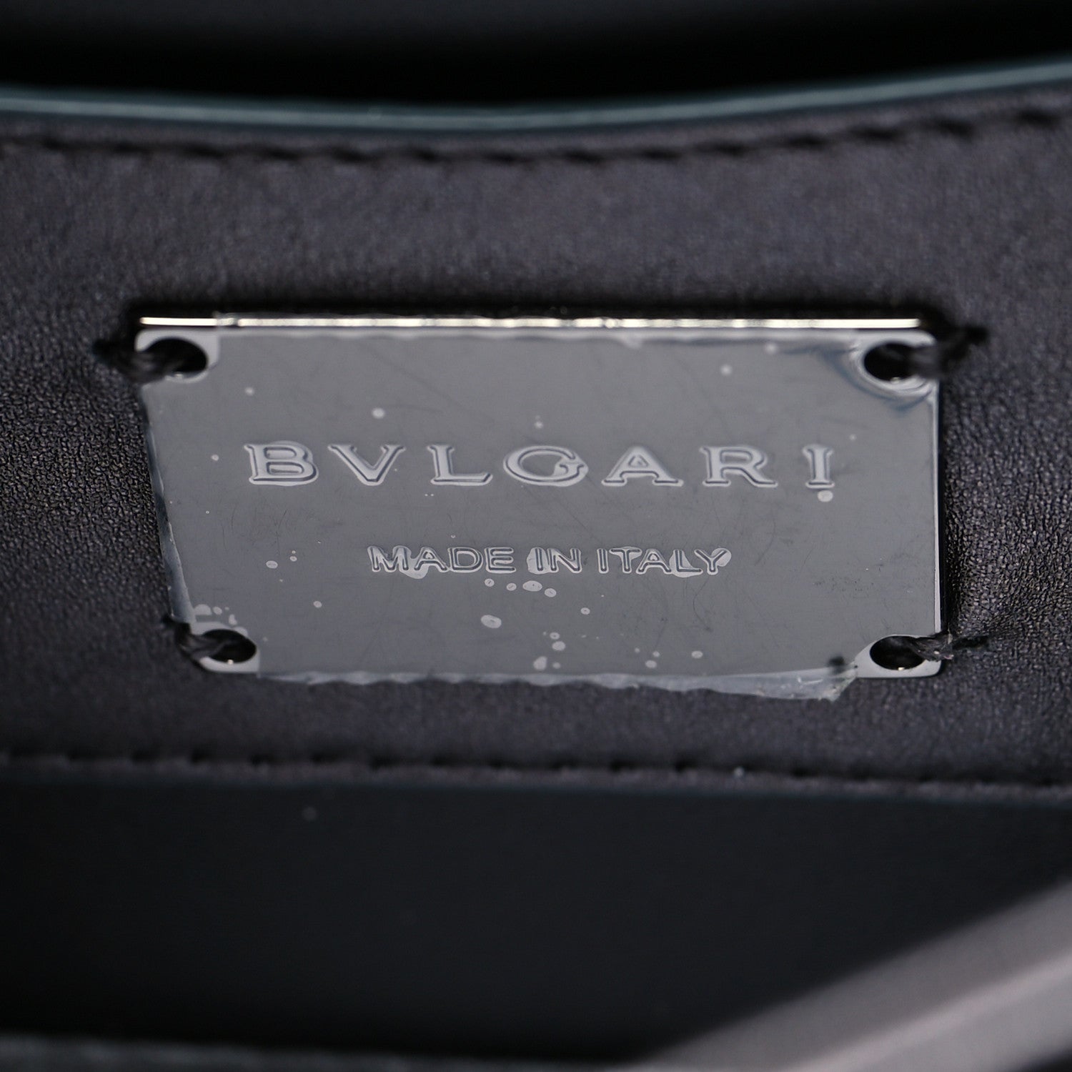 Bulgari Metallic Calfskin Matelasse Mini Serpenti Cabochon Crossbody Bag Gray 6 of 11