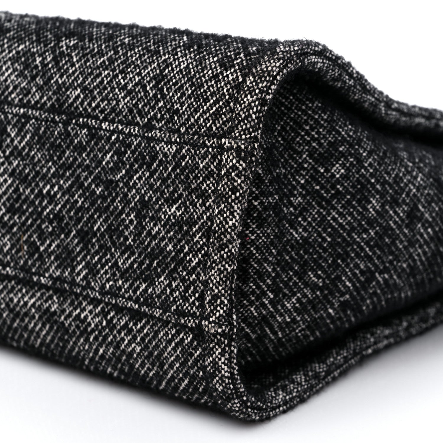 Chanel Mixed Fibers Calfskin Small Deauville Tote Black 8 of 8