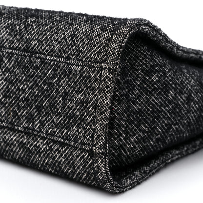Chanel Mixed Fibers Calfskin Small Deauville Tote Black 8 of 8