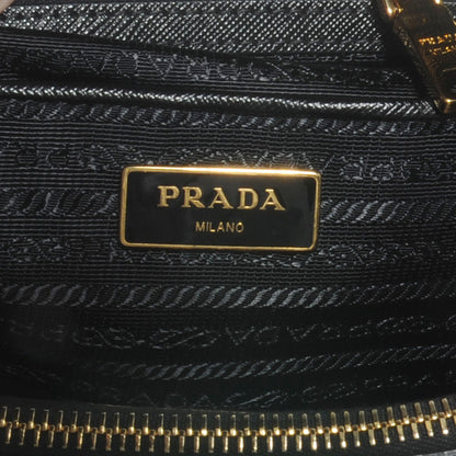 Prada Saffiano Lux Double Zip Medium Tote Nero Black 7 of 12