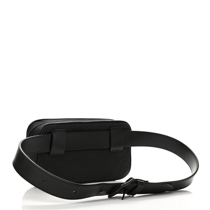 Louis Vuitton Taurillon Monogram Uniformes Solar Ray Soft Pochette Volga Belt Bag Black 3 of 11