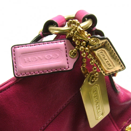 FASHIONPHILE COACHLeatherMadisonShoulderBagFuchsia 10 of 12